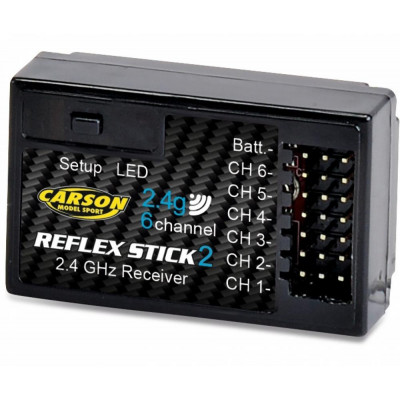 CARSON Extreme Carbon Reflex Stick II , 6 Kanál, 2,4GHz