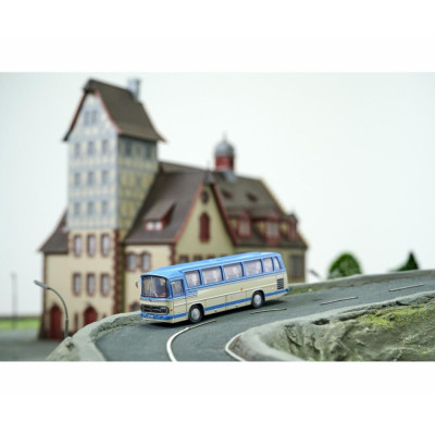 CARSON MB O 302 Bus Deutsche Post 1:87 PROPORCIONÁLNÍ, LED OSVĚTLENÍ, REALISTICKÝ ZVUK