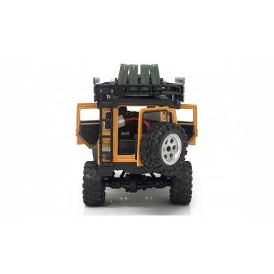 AMEWI D90X28 METALL Crawler 4WD 1:28 žlutá