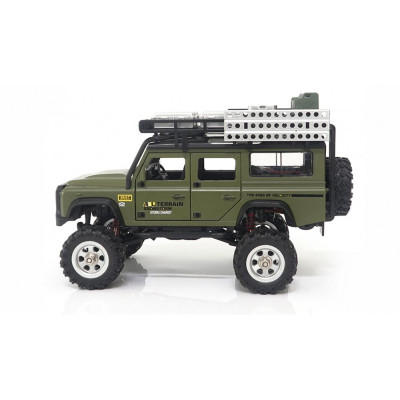 AMEWI D90X28 METALL SCALE Crawler 4WD 1:28 RTR zelený