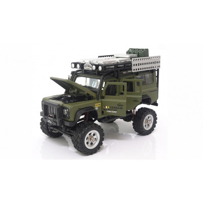 AMEWI D90X28 METALL SCALE Crawler 4WD 1:28 RTR zelený