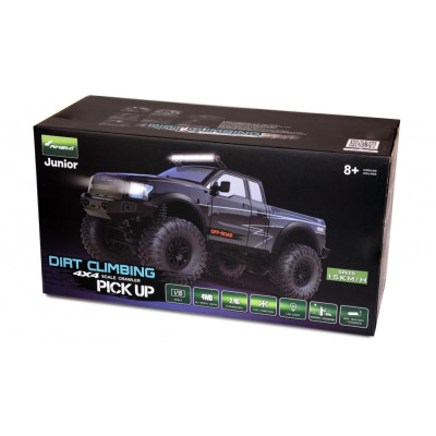 AMEWI RC DIRT CLIMBING PICKUP CRAWLER 4WD 1:10 RTR ČERNÝ