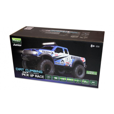 AMEWI RC DIRT CLIMBING PICKUP  RACE CRAWLER 4WD 1:10 RTR MODRÝ