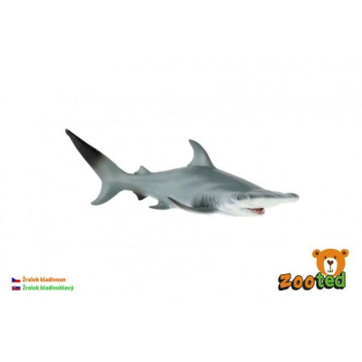 Žralok kladivohlavý veľký zooted plast 19cm v sáčku