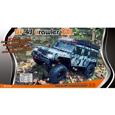 DF models DF-4J Crawler 2023 Edition 1:10 XXL RTR KAMUFLÁŽ