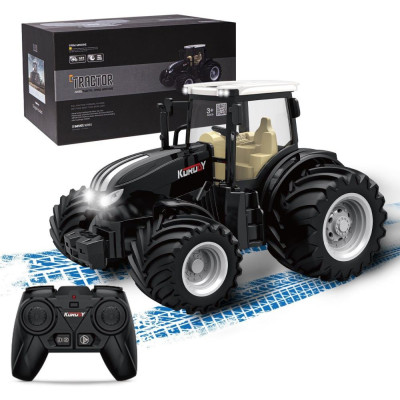 Korody RC TRAKTOR kovový 2,4 Ghz s širokými koly, LED osvětlení, zvuk