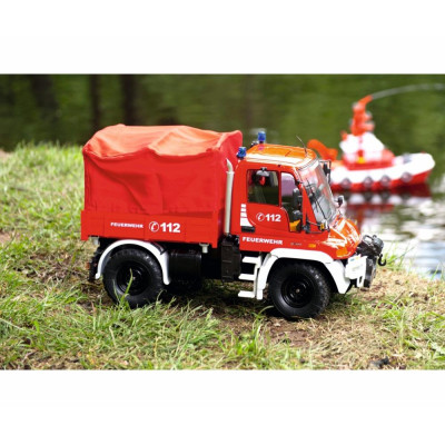 Tamiya-Carson MB Unimog U300 1:12 RTR hasiči