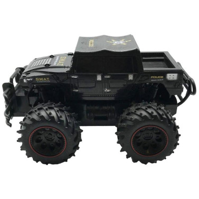 Rayline RC auto POLICE S.W.A.T. Rock Crawler Jeep 1:16 černá BAZAR