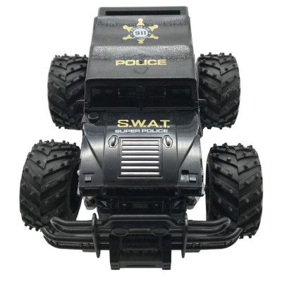 Rayline RC auto POLICE S.W.A.T. Rock Crawler Jeep 1:16 černá BAZAR