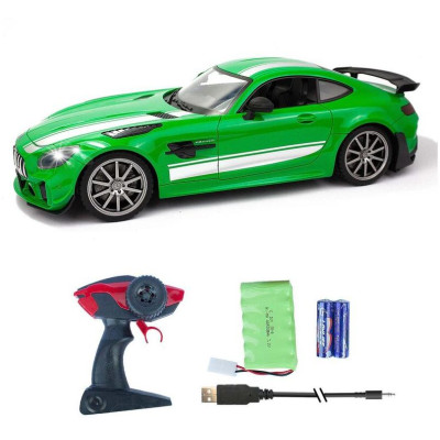 Siva RC Mercedes AMG GT R PRO 1:12 2,4 GHz RTR zelené BAZAR