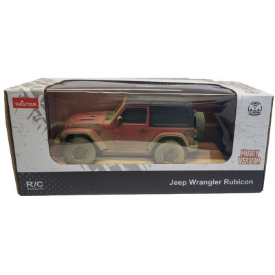 Rastar RC auto Jeep Wrangler Rubicon 1:24 červená