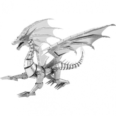 Luxusní ocelová stavebnice Silver Dragon   ICX023