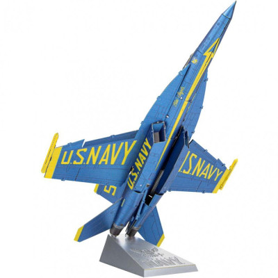 Luxusní ocelová stavebnice Prémiová série Blue Angels F/A-18 Super Hornet