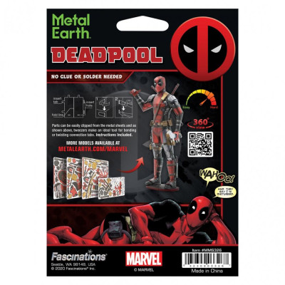 Luxusní ocelové stavebnice - Marvel Deadpool