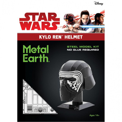 Metal Earth Luxusní ocelová stavebnice Přilba Star Wars Kylo Ren