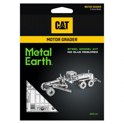 Metal Earth Luxusní ocelová stavebnice CAT Grader