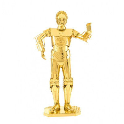 Metal Earth Luxusní ocelová stavebnice Star Wars - C-3PO zlatý