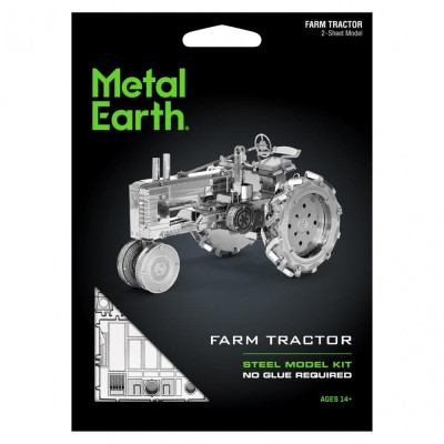 Metal Earth Luxusní ocelová stavebnice Traktor John Deere Model B