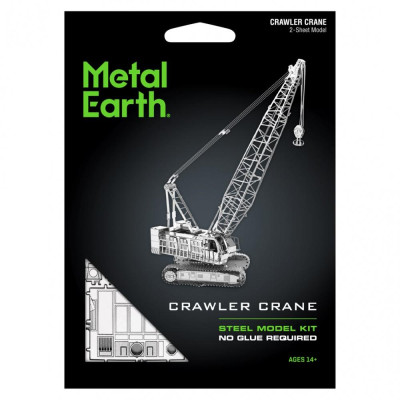 Metal Earth Luxusní ocelová stavebnice Crawler Crane (pásový jeřáb)