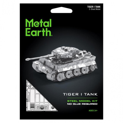 Metal Earth Luxusní ocelová stavebnice Tiger I Tank