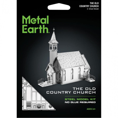 Metal Earth Luxusní ocelová stavebnice Old Country Church