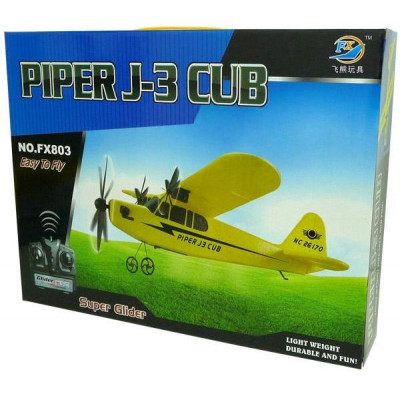 PIPER J-3 CUB RC letadlo 2 kanály 2,4 Ghz