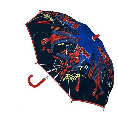 Siva deštník Spider - Man modročerný