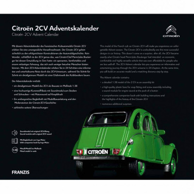 Franzis adventní kalendář Citroen 2CV se zvukem 1:38