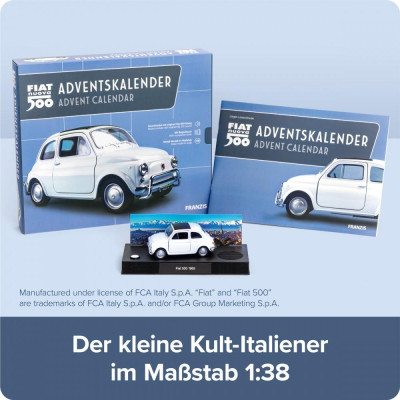 Franzis adventní kalendář Fiat 500 se zvukem 1:38