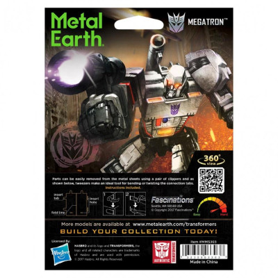 Metal Earth Luxusní ocelová stavebnice  Transformers Megatron