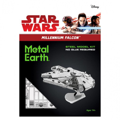 Metal Earth Luxusní ocelová stavebnice Star Wars Millenium Falcon