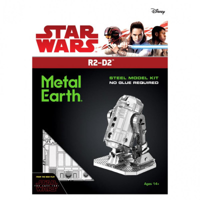 Metal Earth Luxusní ocelová stavebnice Star Wars  R2-D2