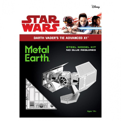 Metal Earth Luxusní ocelová stavebnice Star Wars  DV Tie Fighter