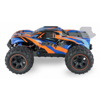 AMEWI Hyper Go Truggy 4WD 1:16 RTR brushed, LED, oranžovomodrý