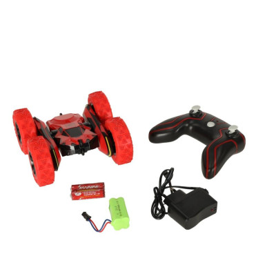 s-Idee RC oboustranné autíčko Atom Max Stunt Car Racin car červené