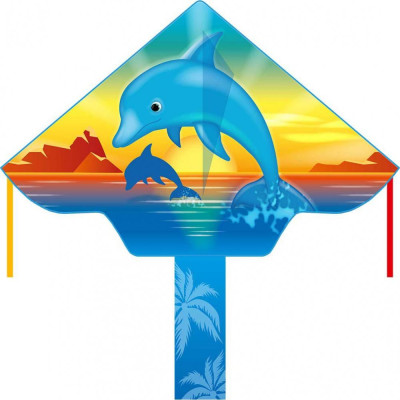 Invento drak Simple Flyer Dolphin Sunset 120 cm