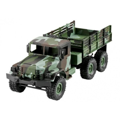 WPL RC vojenský truck M35 1:16 6x6 maskáčový RTR sada