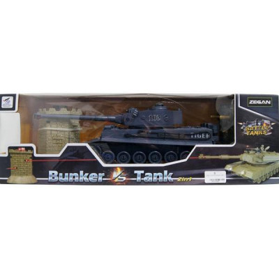 Bojový tank German Tiger s interaktivní věží 1:28 2,4Ghz