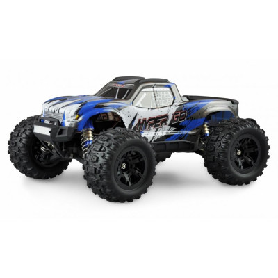 AMEWI Hyper Go Monster Truck s GPS 4WD 1:16 RTR. brushed, LED, modrý