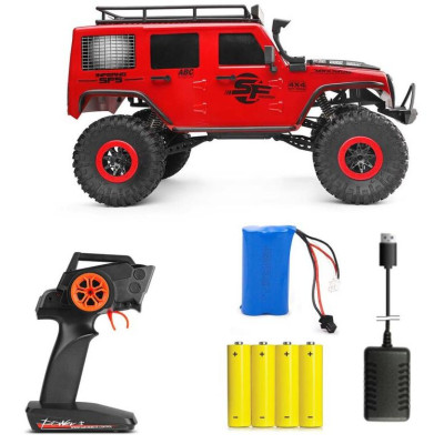 SIVA RC crawler Jeep Wrangler MaXx 4WD 1:10 LED osvětlení 100% RTR