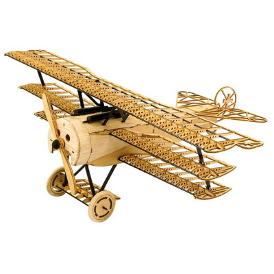 SIVA 3D puzzle Fokker DR1 1:18 laser cut stavebnice 400 mm