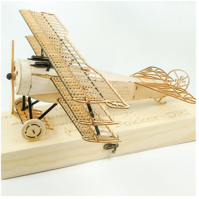 SIVA 3D puzzle Fokker DR1 1:18 laser cut stavebnice 400 mm