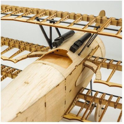 SIVA 3D puzzle Fokker DR1 1:18 laser cut stavebnice 400 mm