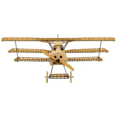 SIVA 3D puzzle Fokker DR1 1:18 laser cut stavebnice 400 mm