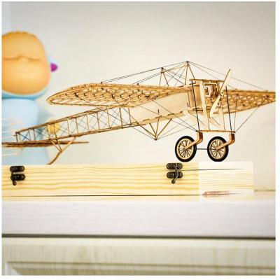 SIVA 3D puzzle Bleriot 1:20 laser cut stavebnice 435 mm