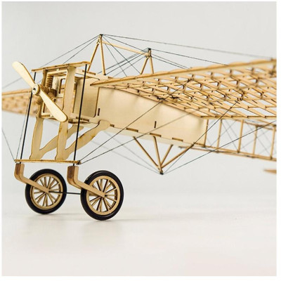 SIVA 3D puzzle Bleriot 1:20 laser cut stavebnice 435 mm