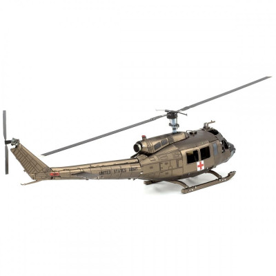 Metal Earth Luxusní ocelová stavebnice Helikoptéra UH1 Huey