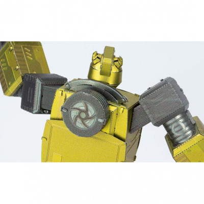 Metal Earth Luxusní ocelová stavebnice Transformers Bumblebee, barevná