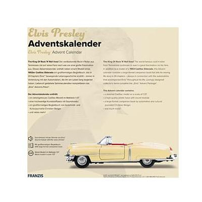 Franzis adventní kalendář Cadillac Elvis Presley se zvukem 1:37