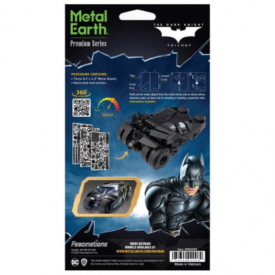 Metal Earth Luxusní ocelová stavebnice Batman Tumbler